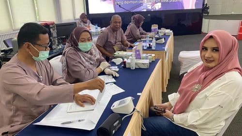 JELANG PELANTIKAN, BUPATI DAN WAKIL BUPATI PEKALONGAN TERPILIH JALANI TES KESEHATAN