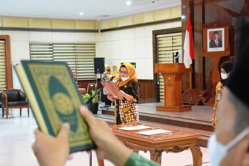 An image uploaded to Strapi called Pelantikan11