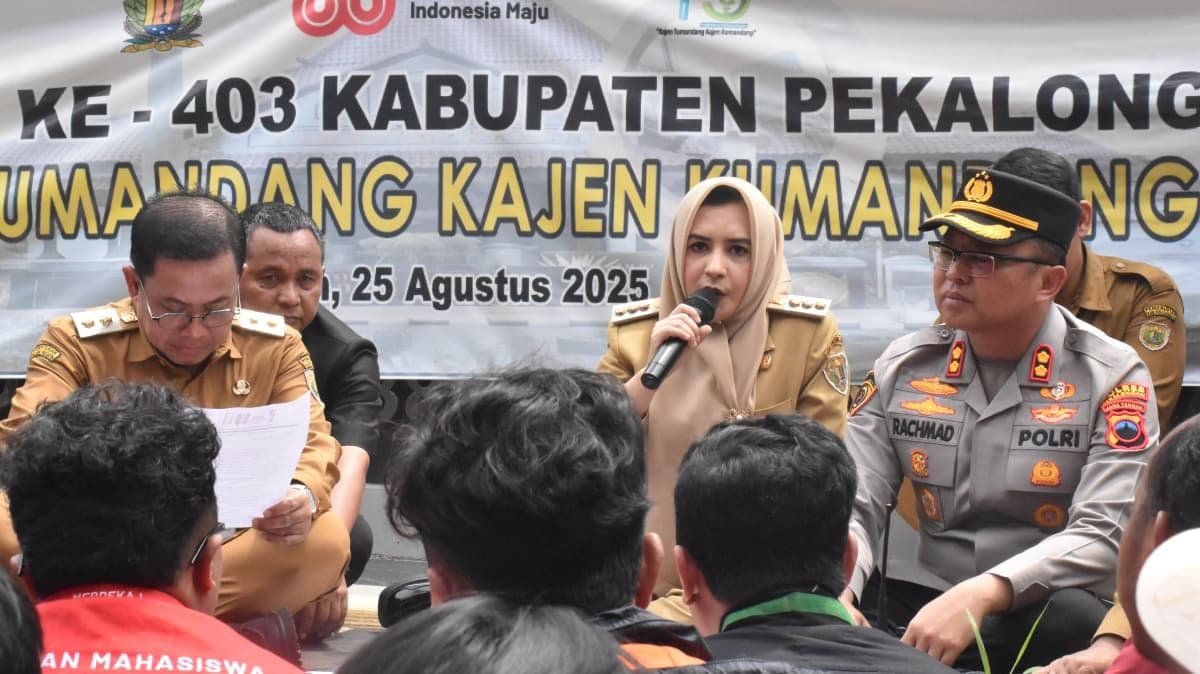 AKSI DAMAI CIPAYUNG PEKALONGAN RAYA, PEMKAB DAN DPRD KABUPATEN PEKALONGAN APRESIASI MAHASISWA