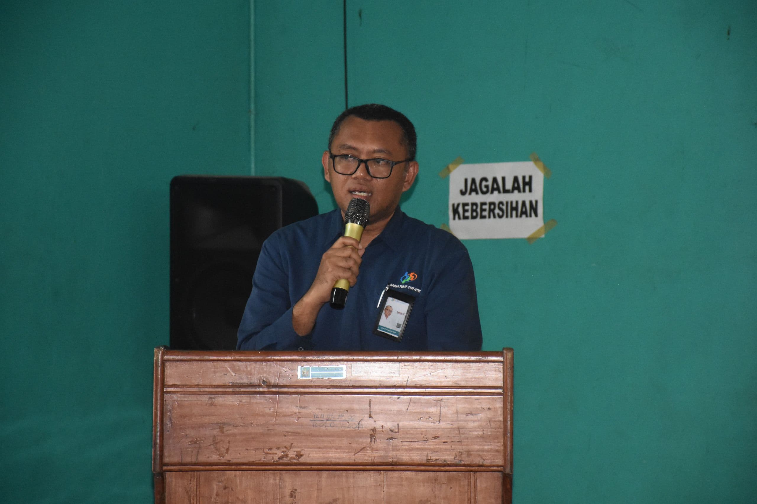 BPS SOSIALISASIKAN SENSUS EKONOMI 2026 DALAM MUSRENBANG KECAMATAN WONOPRINGGO