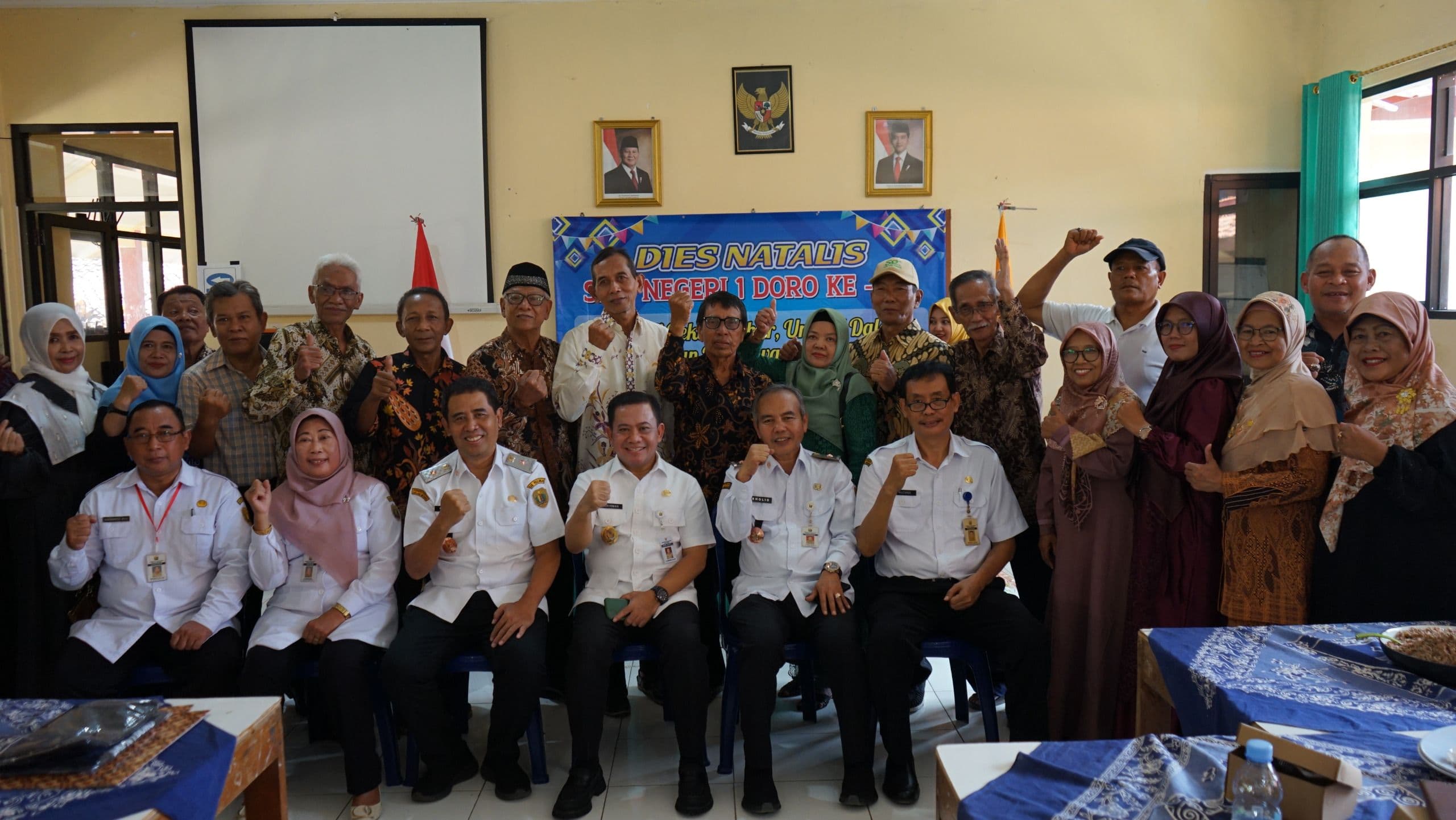 DIES NATALIS KE – 45 SMPN 1 DORO, WABUP SUKIRMAN DORONG PENINGKATAN MUTU PENDIDIKAN