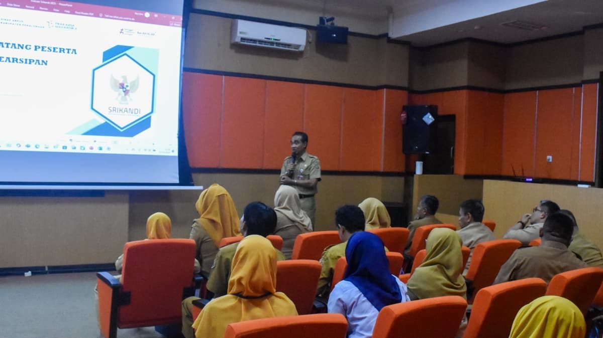 EVALUASI APLIKASI SRIKANDI, DINAS ARPUS TEKANKAN PENTINGNYA TERTIB KEARSIPAN DIGITAL
