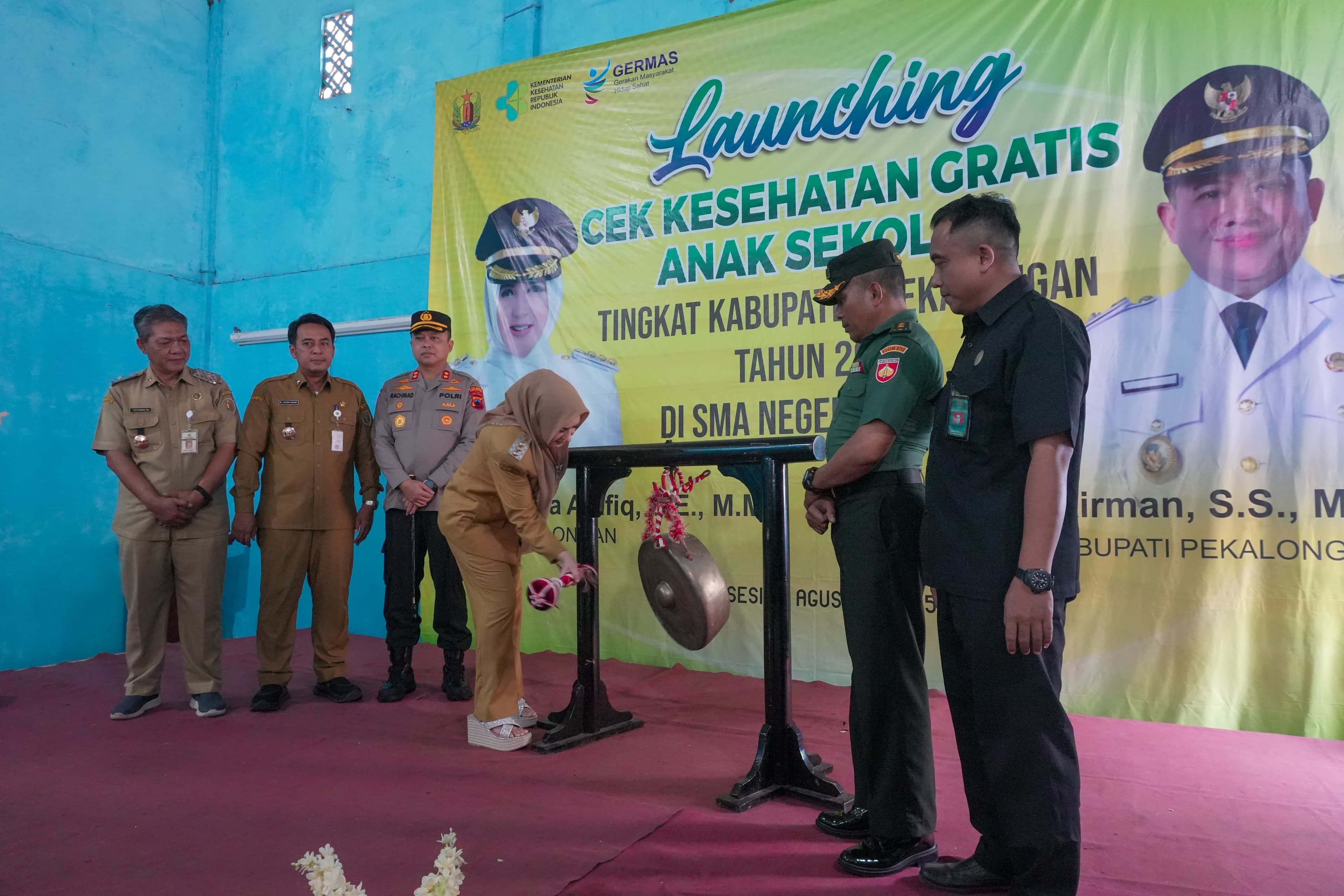 GENERASI SEHAT MENUJU INDONESIA EMAS, PEMKAB PEKALONGAN LUNCURKAN PROGRAM CEK KESEHATAN ANAK SEKOLAH