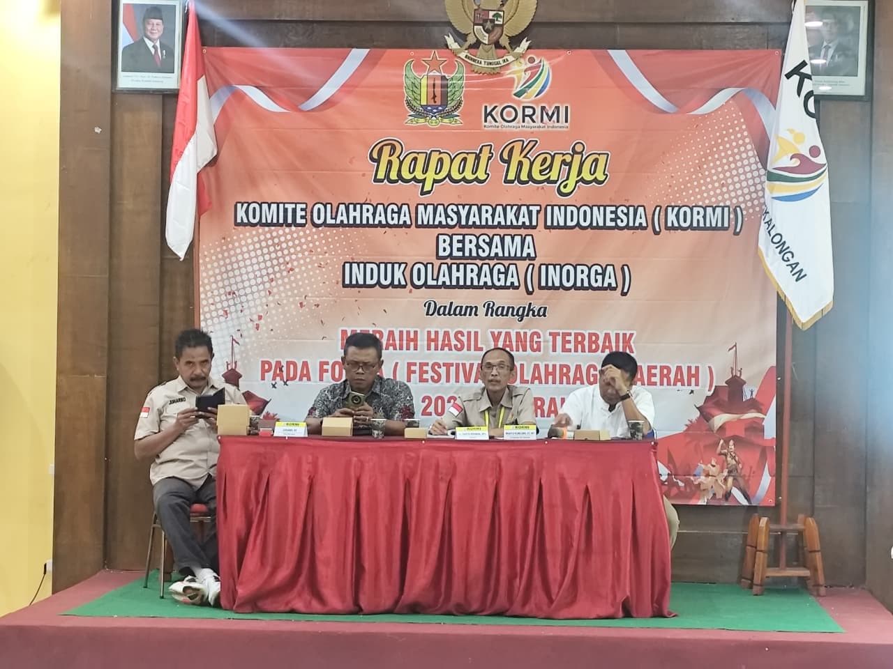 JELANG FORDA JATENG 2025, KORMI KABUPATEN PEKALONGAN RAPATKAN BARISAN