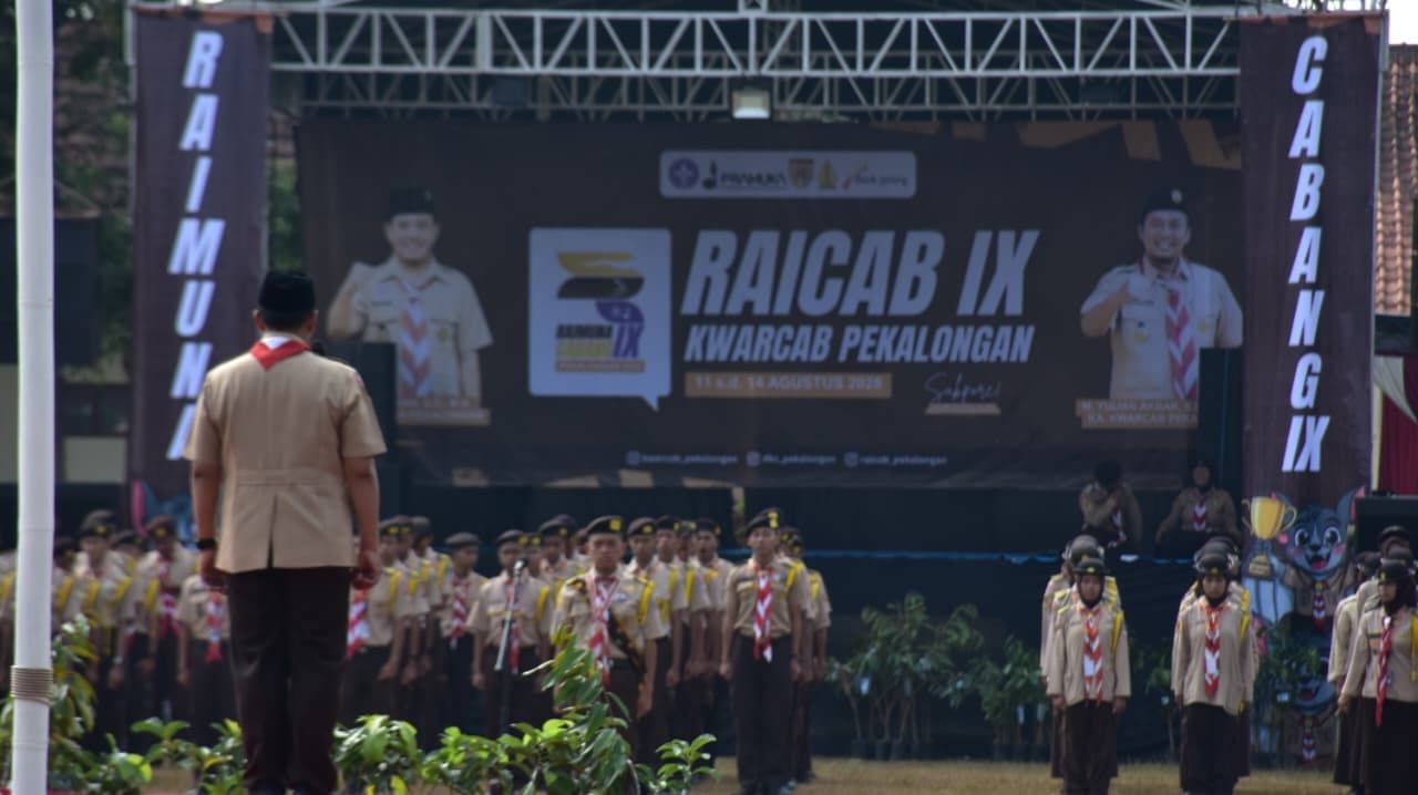 KWARCAB PEKALONGAN RESMI BUKA RAIMUNA CABANG IX UNTUK PERKUAT KARAKTER PRAMUKA