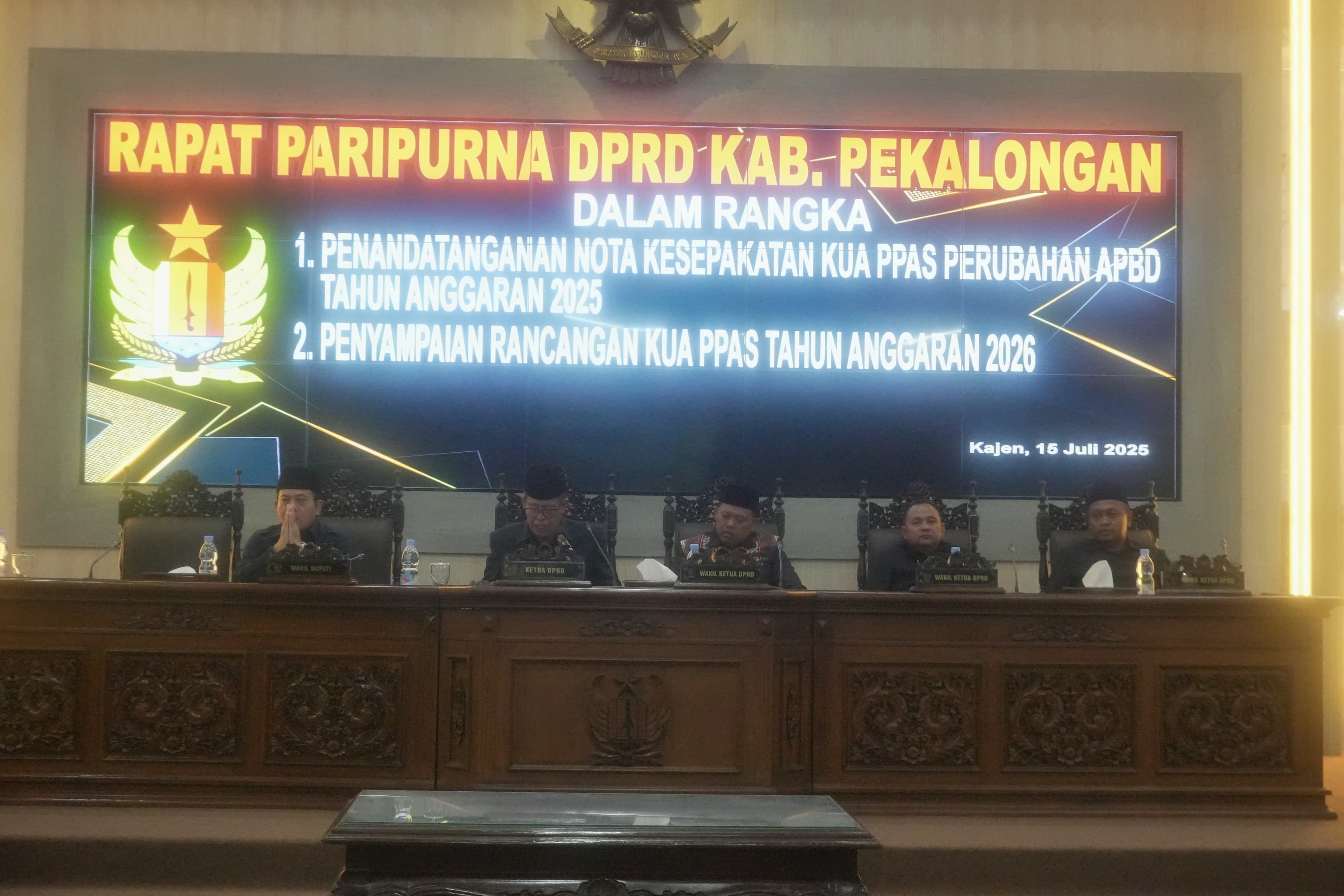 PEMKAB DAN DPRD SEPAKATI PERUBAHAN KUA-PPAS 2025 DAN RANCANG KUA-PPAS 2026, MENUJU PEMBANGUNAN DAERAH YANG BERKELANJUTAN