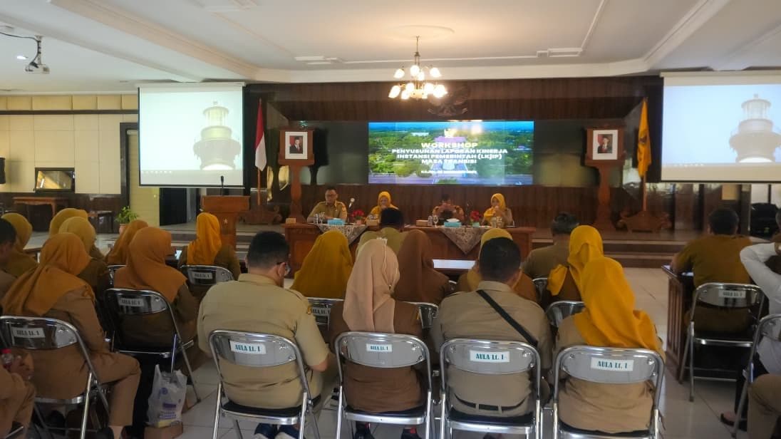 PEMKAB PEKALONGAN GELAR WORKSHOP PENYUSUNAN LKJIP MASA TRANSISI UNTUK PERKUAT AKUNTABILITAS KINERJA
