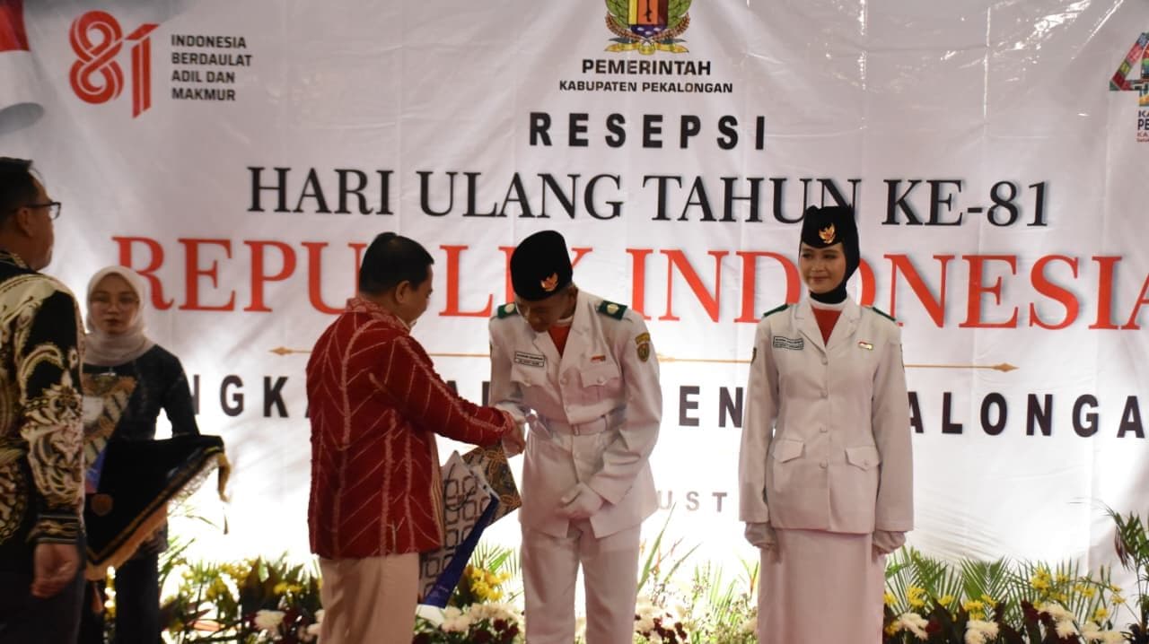 RESEPSI HUT KE-81 RI, SUKIRMAN AJAK SEMUA ELEMEN BERSINERGI MAJUKAN PEKALONGAN