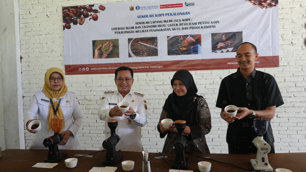SEKOLAH LAPANG IKLIM KOPI DILUNCURKAN, UPAYA TINGKATKAN PRODUKSI DAN KUALITAS KOPI PEKALONGAN