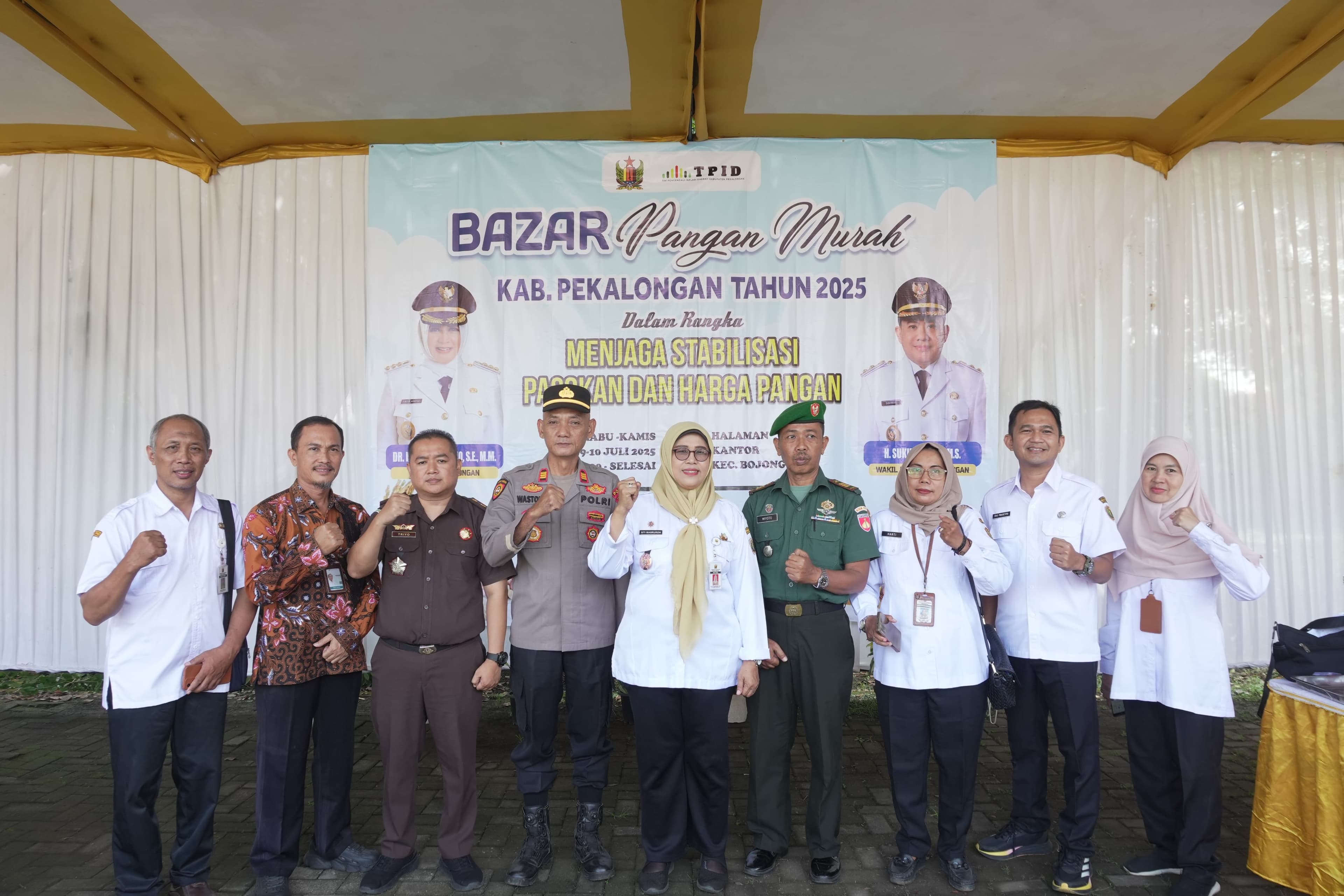 TPID KABUPATEN PEKALONGAN GELAR BAZAR PANGAN MURAH, STABILKAN HARGA DAN DUKUNG UMKM