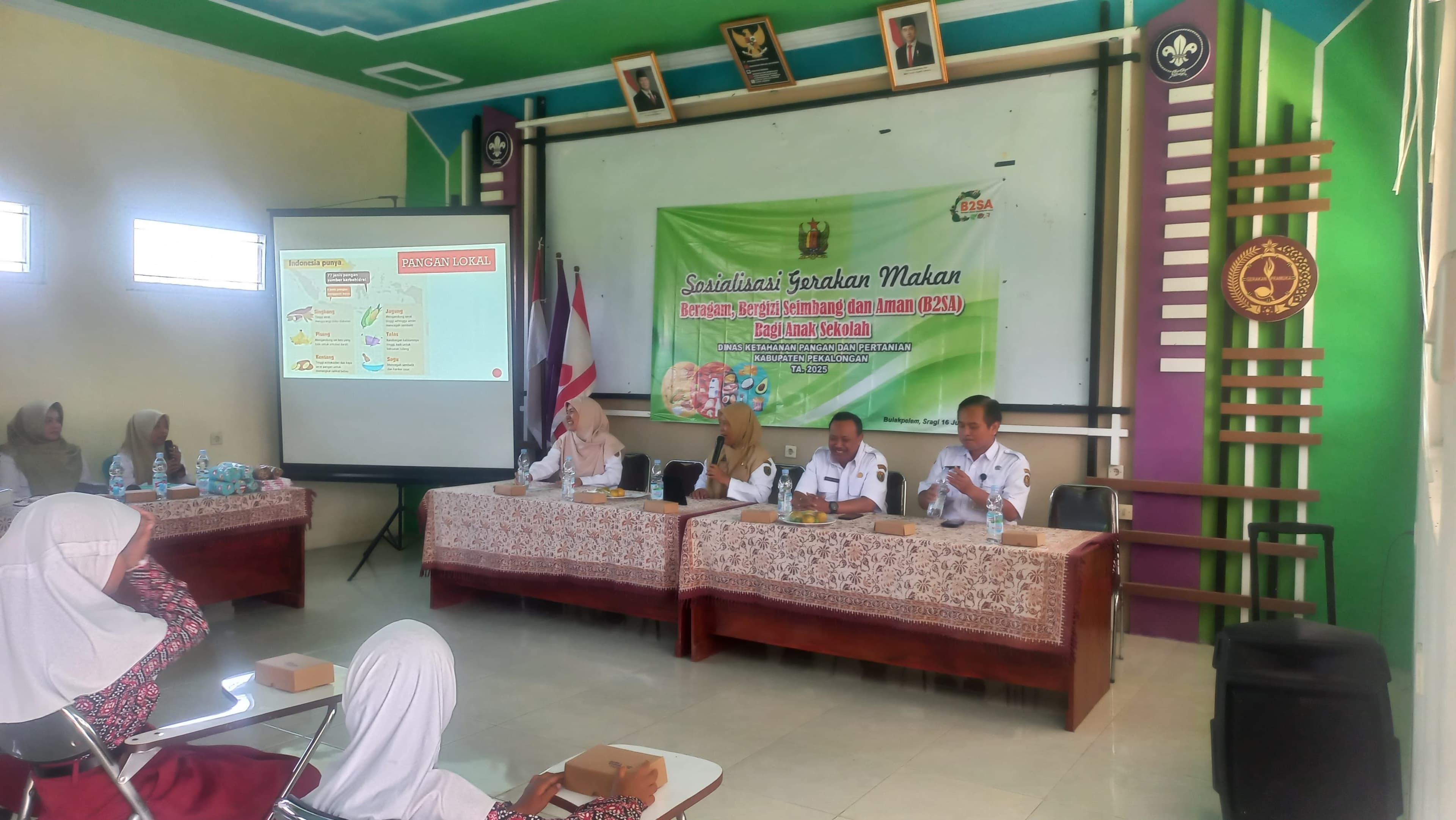 WUJUDKAN KETAHANAN PANGAN, DKPP KABUPATEN PEKALONGAN SOSIALISASIKAN GERAKAN B2SA DI SEKOLAH DASAR
